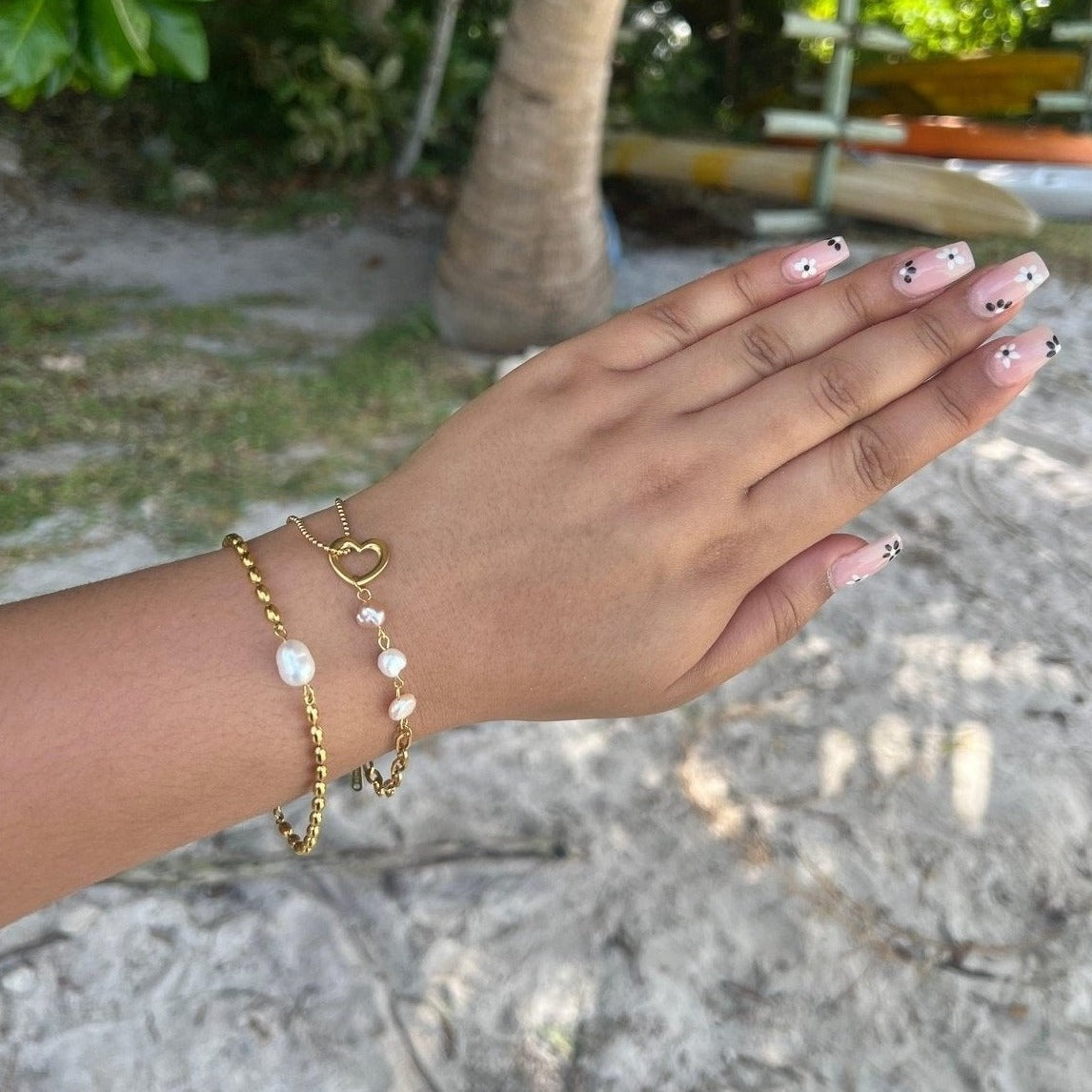 Infinity Natural Pearl Bracelet - Bad Mystic