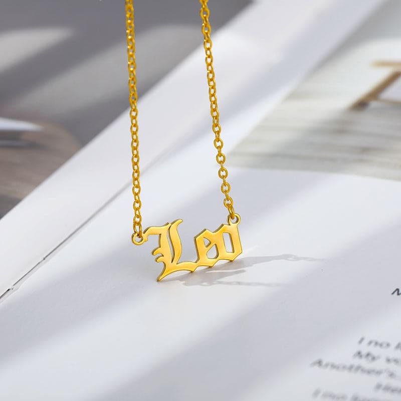 Zozo Star Sign Script Necklace - Bad Mystic