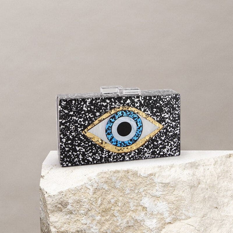 All Seeing Eye Bag - Glitter Silver, Black or Gold - Bad Mystic