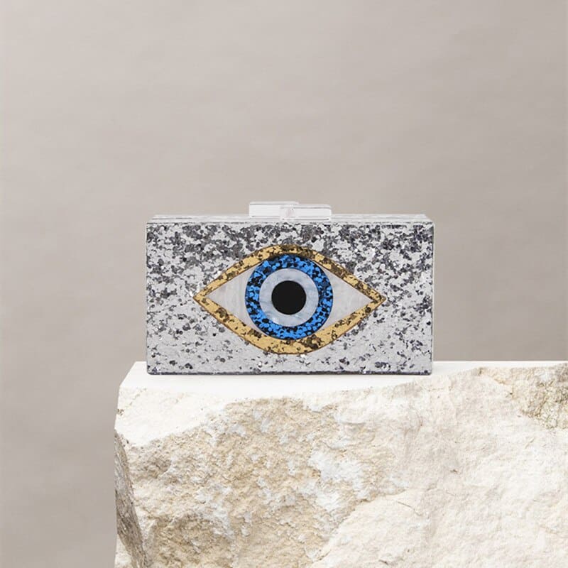 All Seeing Eye Bag - Glitter Silver, Black or Gold - Bad Mystic