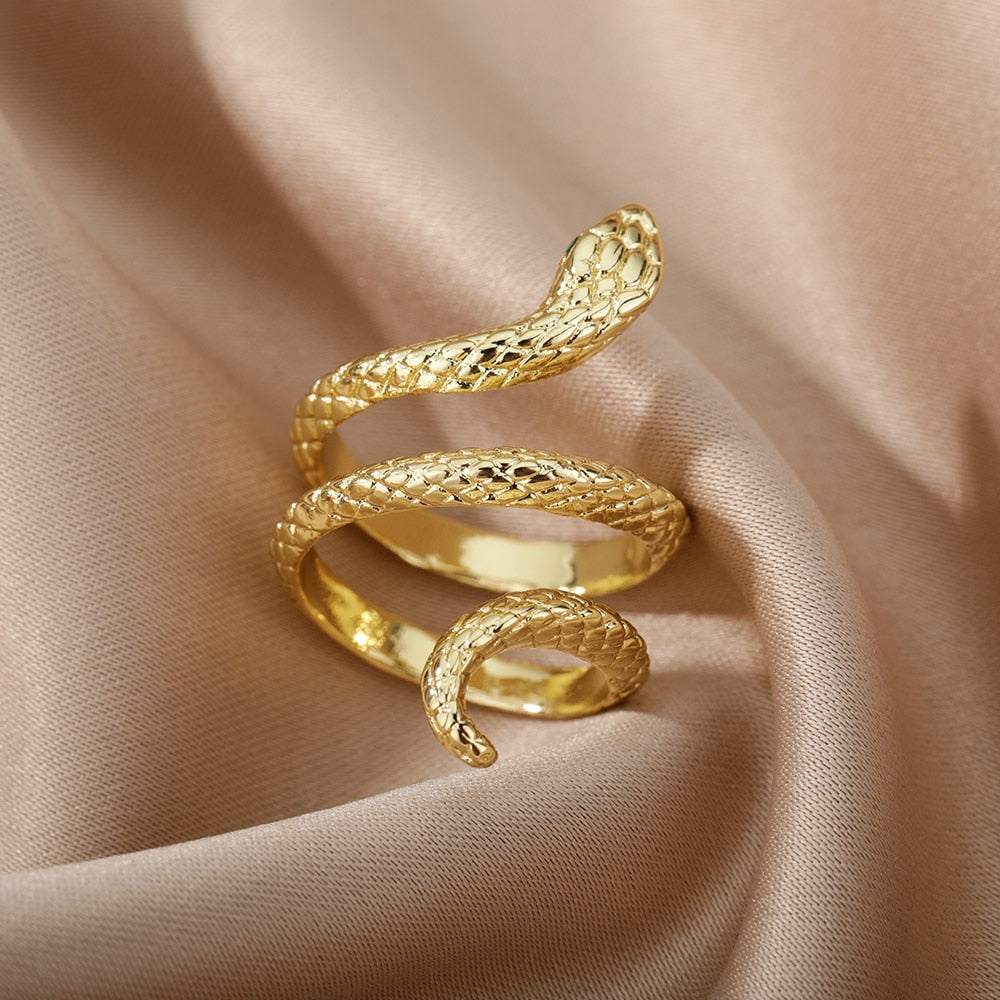 Sapoa Snake Adjustable Ring - Bad Mystic