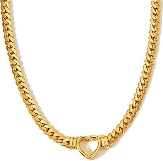 Got Heart Cuban Chain Necklace - Bad Mystic