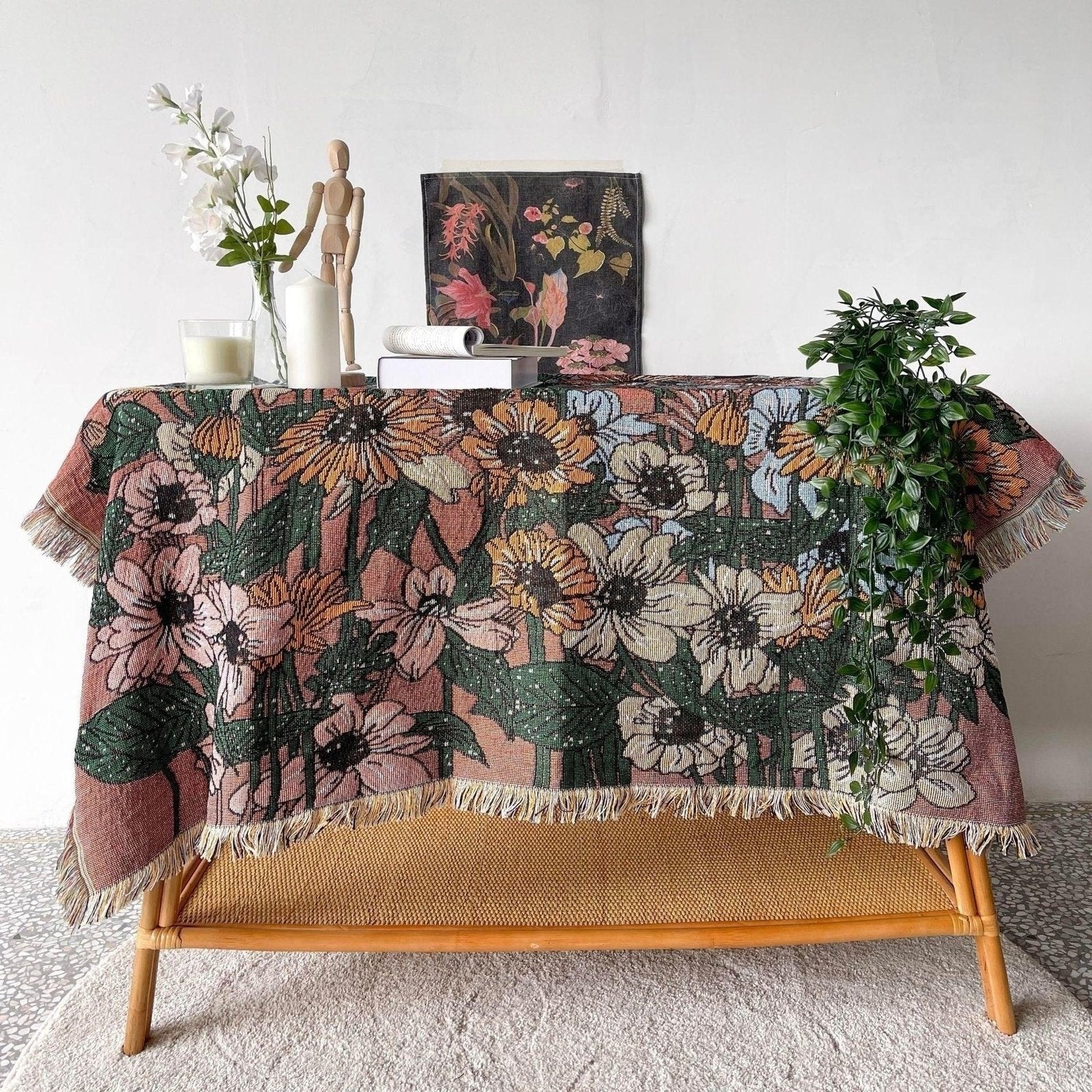 Dark Flowers - La Mystica Throw - Bad Mystic