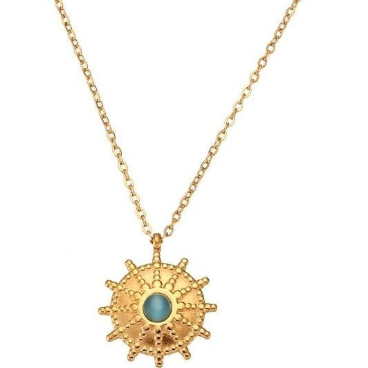 Blue Sun Necklace - Bad Mystic