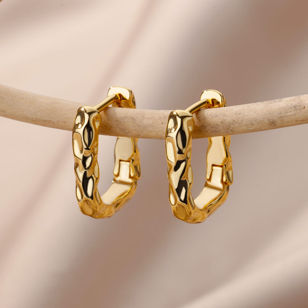 Uli Square Hoop Earrings - Bad Mystic