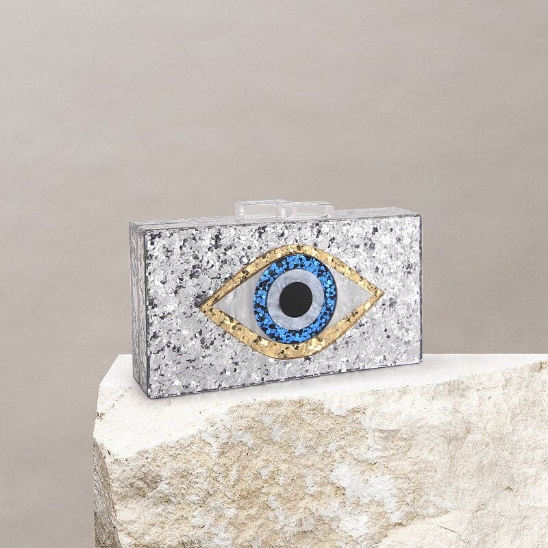 All Seeing Eye Bag - Glitter Silver, Black or Gold - Bad Mystic