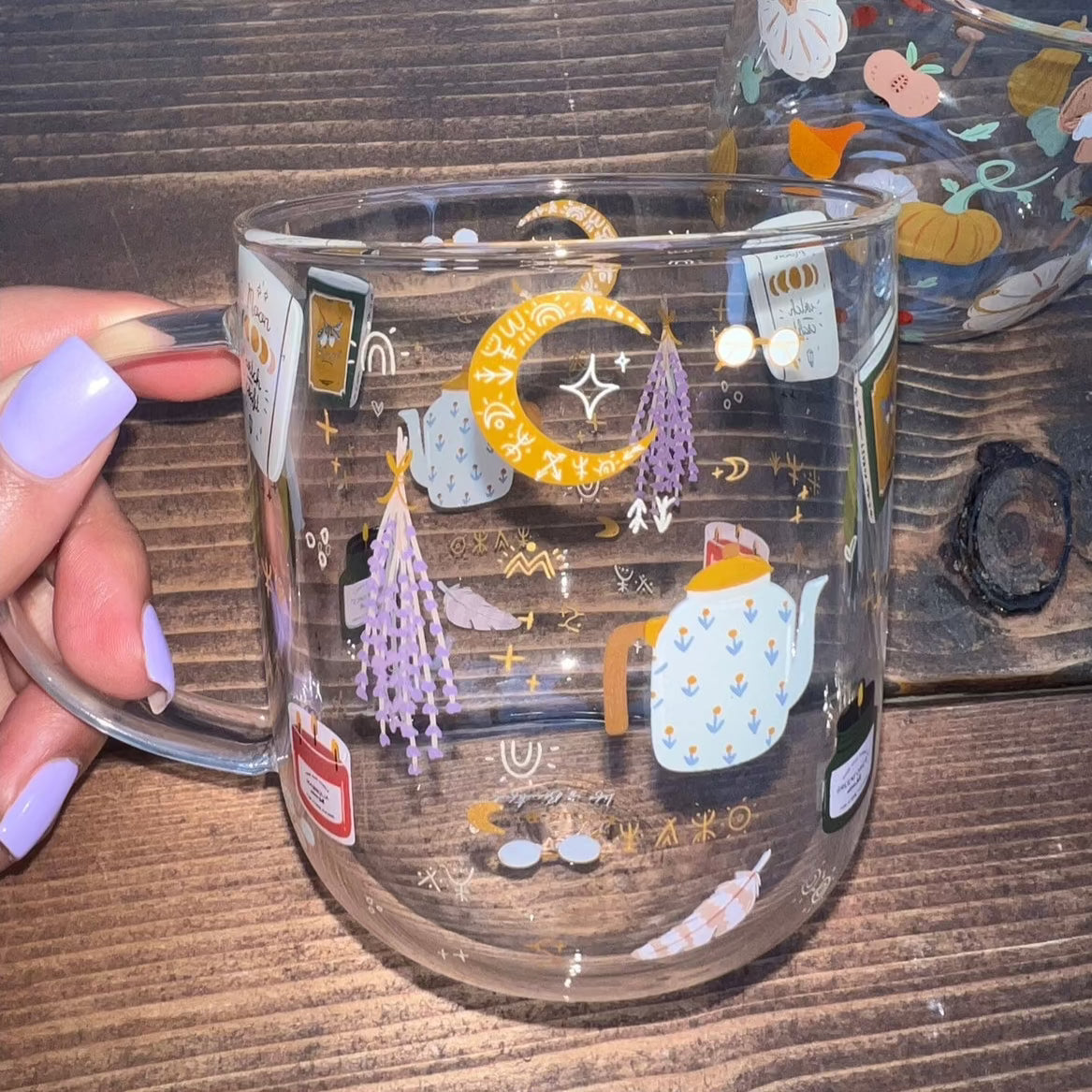 Magic and Spells Glass Mug - Bad Mystic